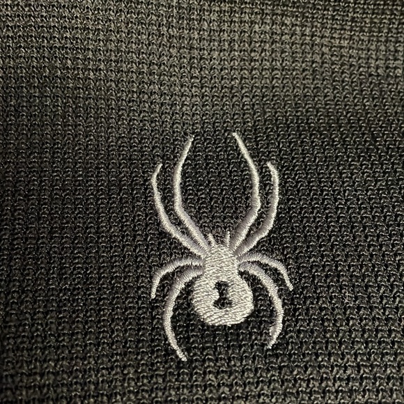 Spyder Black Zip Up Jacket Size XL - Picture 2 of 7